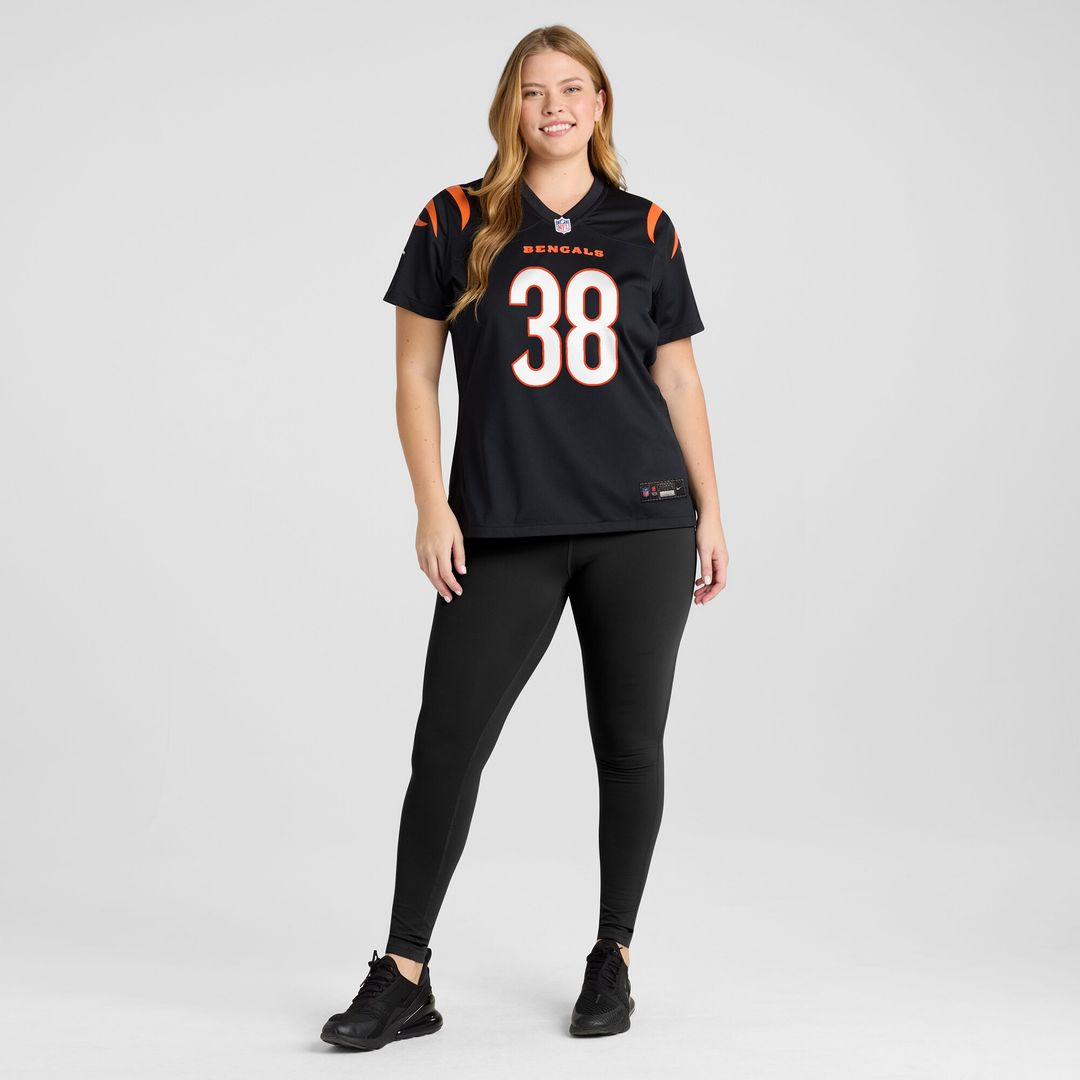 DJ Ivey Cincinnati Bengals Nike Women's Team Game Jersey - Black Official NFL Team Apparel Football Fan Gear