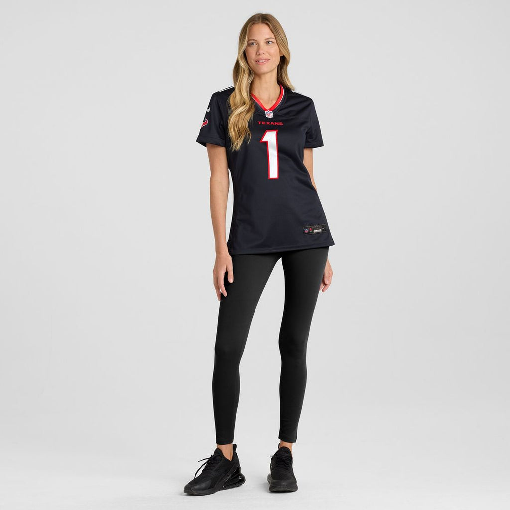 Houston Texans Nike Women's #1 Mom Game Jersey - Navy Official NFL Team Apparel Football Fan Gear