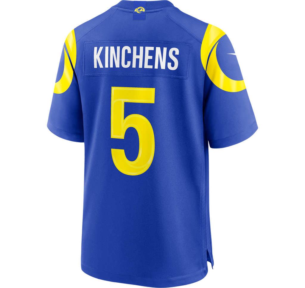 Kamren Kinchens Los Angeles Rams Nike Team Game Jersey - Royal Official NFL Team Apparel Football Fan Gear
