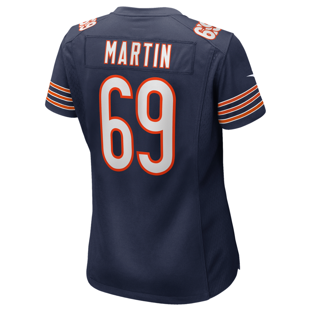 Jeremiah Martin Chicago Bears Nike Women's Team Game Jersey - Navy Official NFL Team Apparel Football Fan Gear
