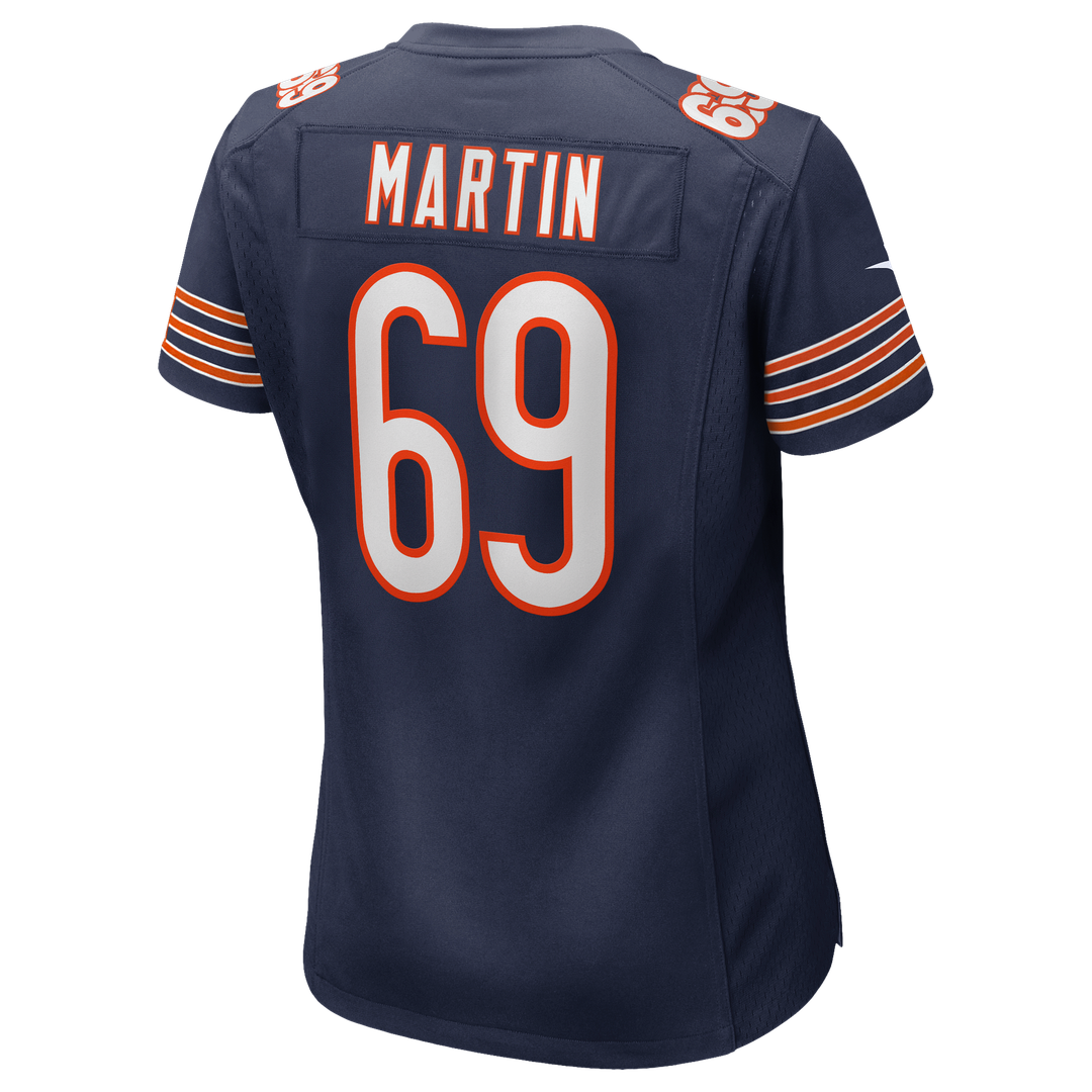 Jeremiah Martin Chicago Bears Nike Women's Team Game Jersey - Navy Official NFL Team Apparel Football Fan Gear