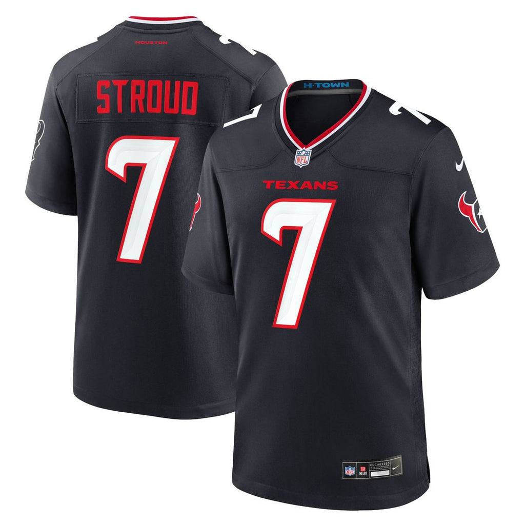 C.J. Stroud Houston Texans Nike Game Jersey - Navy Official NFL Team Apparel Football Fan Gear