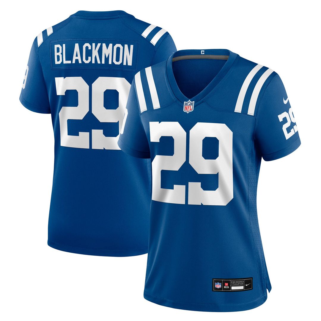 Mekhi Blackmon Indianapolis Colts Nike Women's Team Game Jersey - Royal Official NFL Team Apparel Football Fan Gear