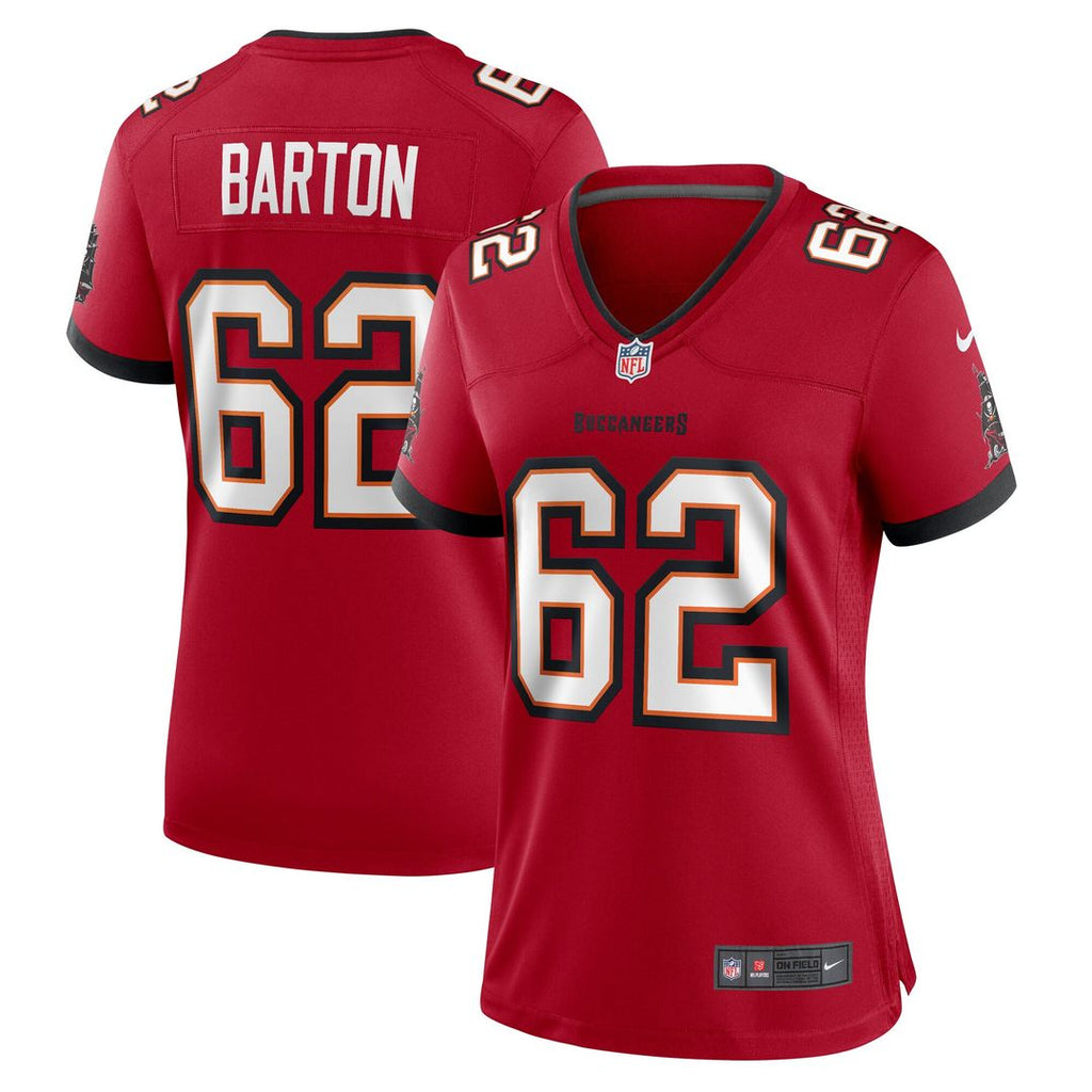 Graham Barton Tampa Bay Buccaneers Nike Women's Game Jersey - Red Official NFL Team Apparel Football Fan Gear