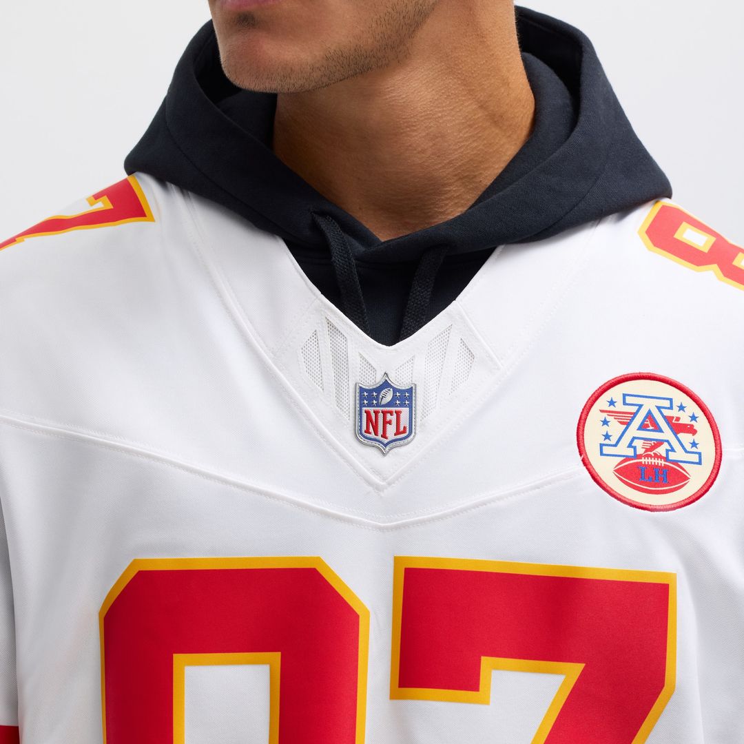 Travis Kelce Kansas City Chiefs Nike Vapor F.U.S.E. Limited Jersey - White Official NFL Team Apparel Football Fan Gear