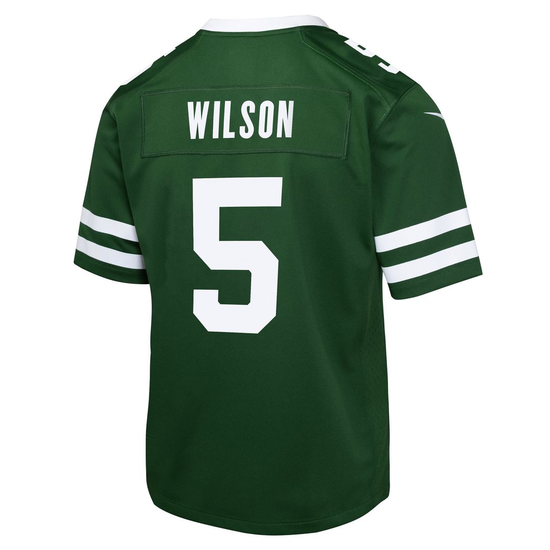 Garrett Wilson New York Jets Nike Youth Game Jersey - Green Official NFL Team Apparel Football Fan Gear
