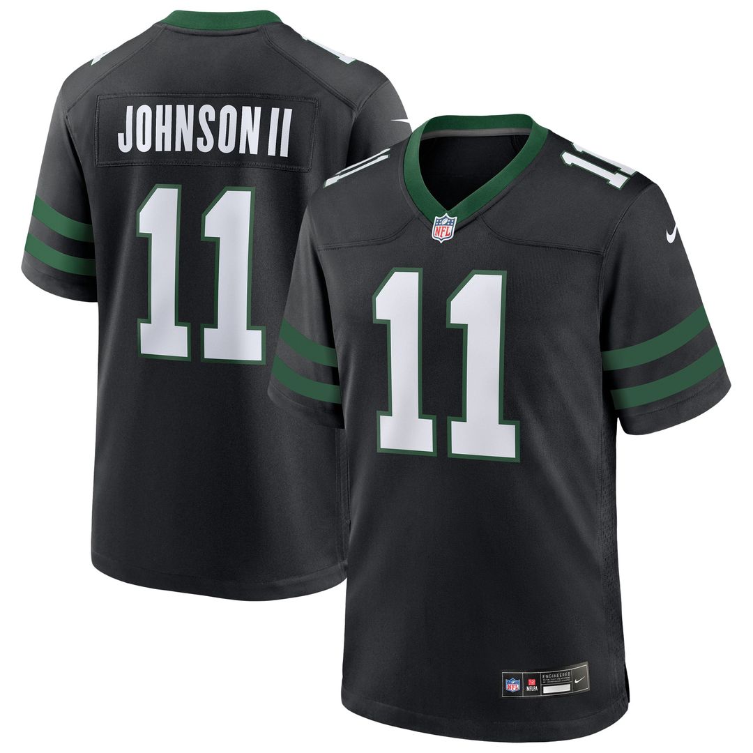 Jermaine Johnson II New York Jets Nike Game Jersey - Legacy White Official NFL Team Apparel Football Fan Gear