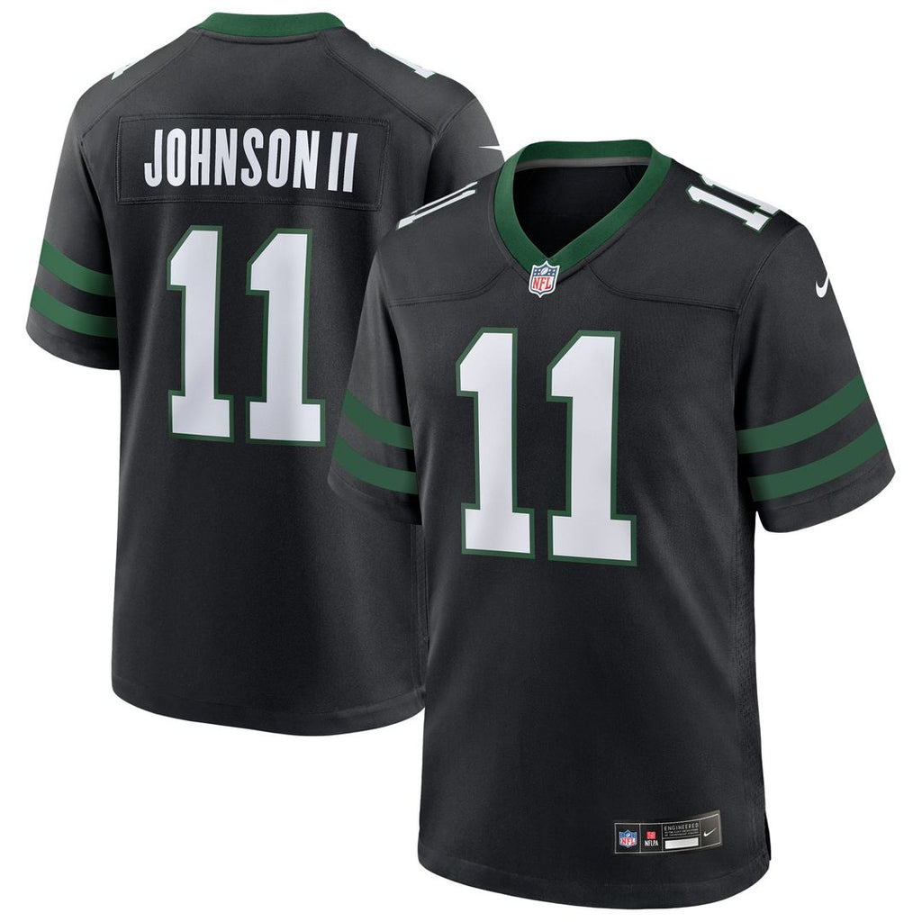 Jermaine Johnson II New York Jets Nike Alternate Game Jersey - Legacy Black Official NFL Team Apparel Football Fan Gear