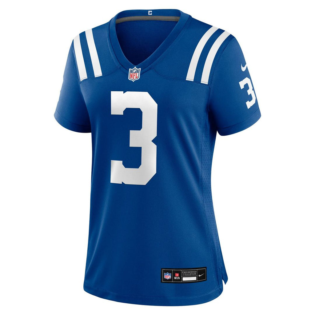 Spencer Shrader Indianapolis Colts Nike Women's Team Game Jersey - Royal Official NFL Team Apparel Football Fan Gear
