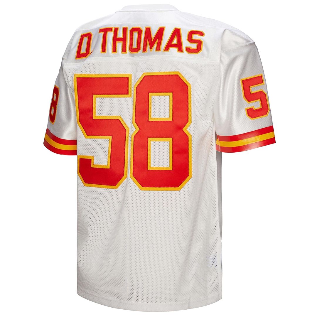 Derrick Thomas Kansas City Chiefs 1994 Mitchell & Ness Authentic Throwback Retired Player Jersey - White Official NFL Team Apparel Football Fan Gear