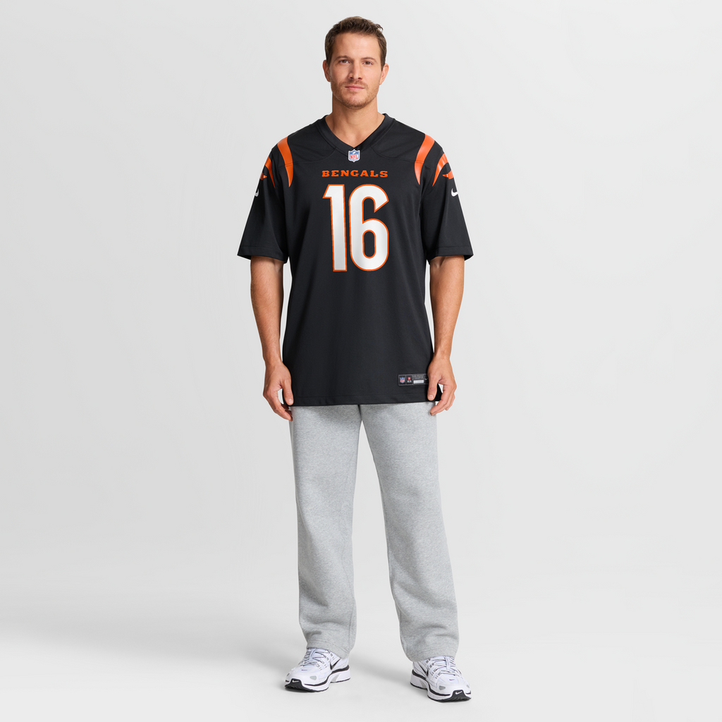 Joe Flacco Cincinnati Bengals Nike Team Game Jersey - Black Official NFL Team Apparel Football Fan Gear