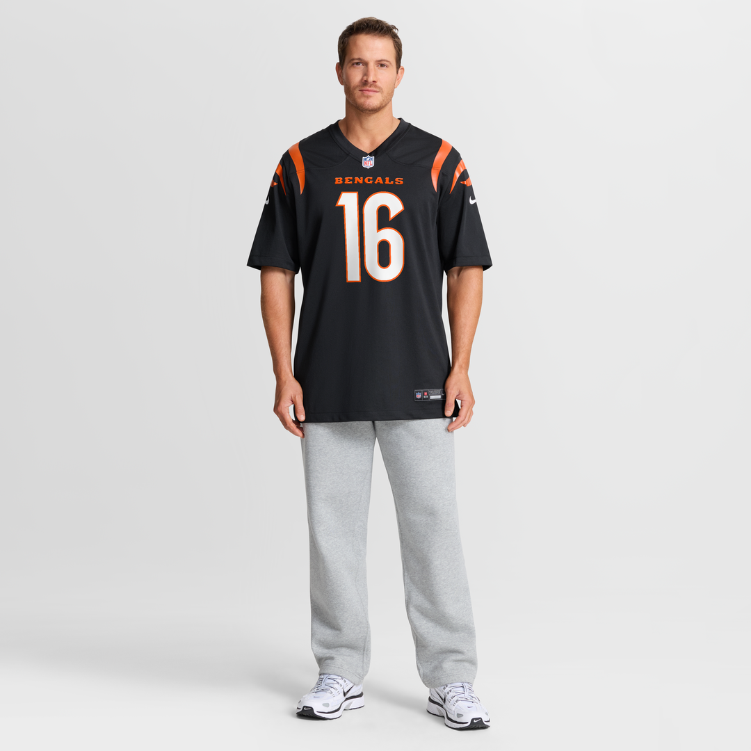 Joe Flacco Cincinnati Bengals Nike Team Game Jersey - Black Official NFL Team Apparel Football Fan Gear