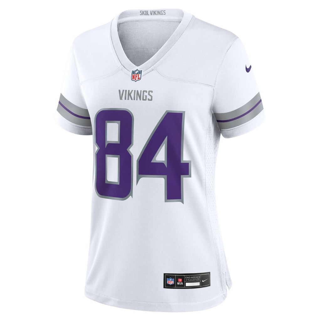 Randy Moss Minnesota Vikings Nike Women's Alternate Retired Player Game Jersey - White Official NFL Team Apparel Football Fan Gear