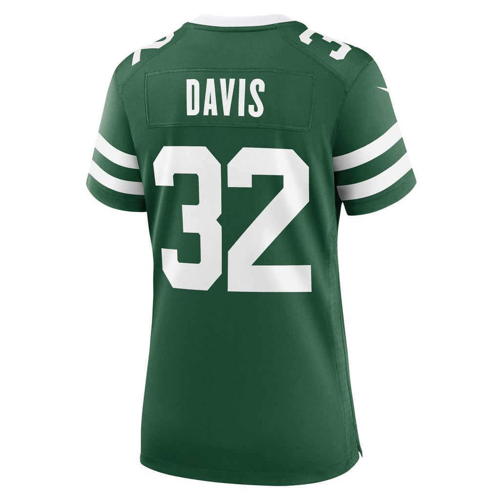 Isaiah Davis New York Jets Nike Women's Game Jersey - Legacy Green Official NFL Team Apparel Football Fan Gear