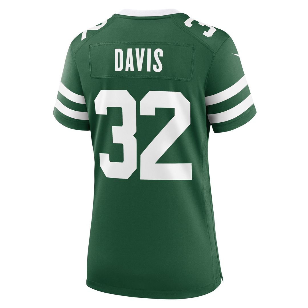 Isaiah Davis New York Jets Nike Women's Game Jersey - Legacy Green Official NFL Team Apparel Football Fan Gear