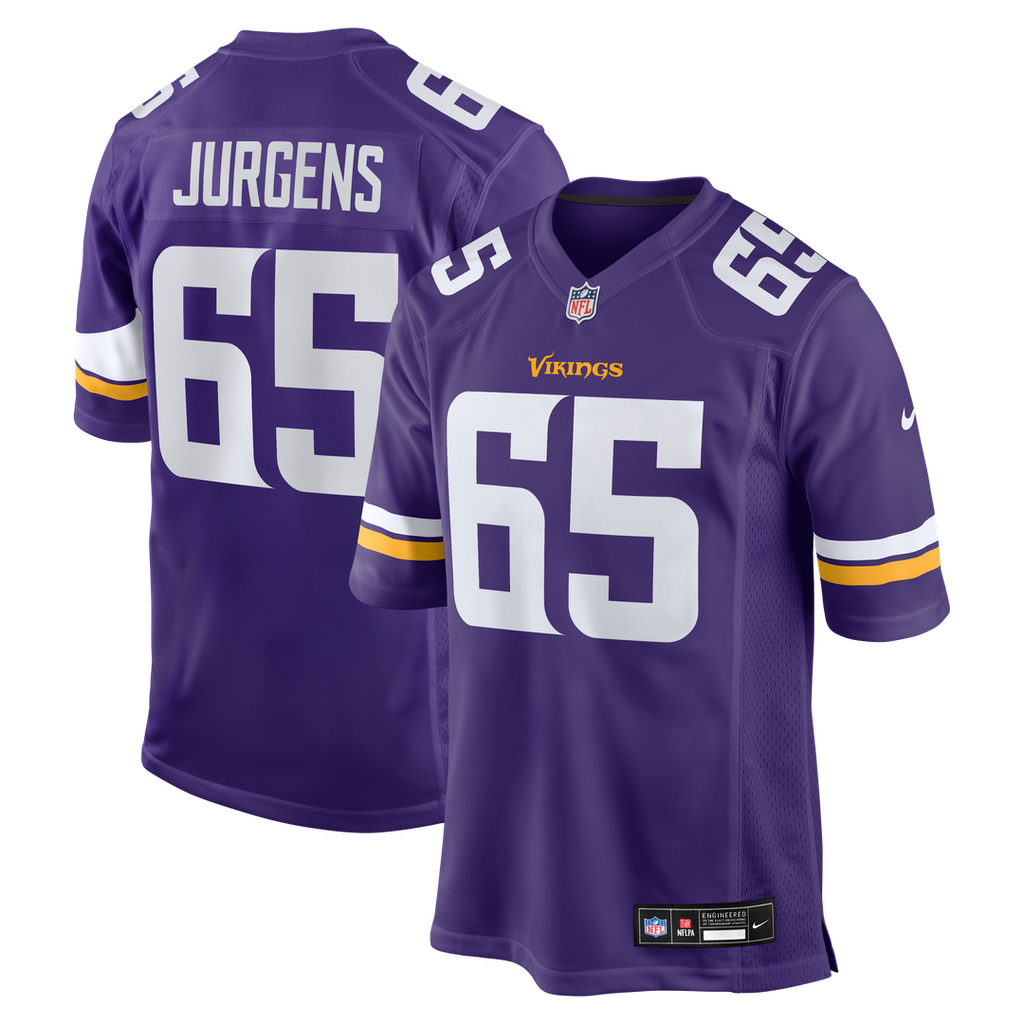 Michael Jurgens Minnesota Vikings Nike Game Jersey - Purple Official NFL Team Apparel Football Fan Gear