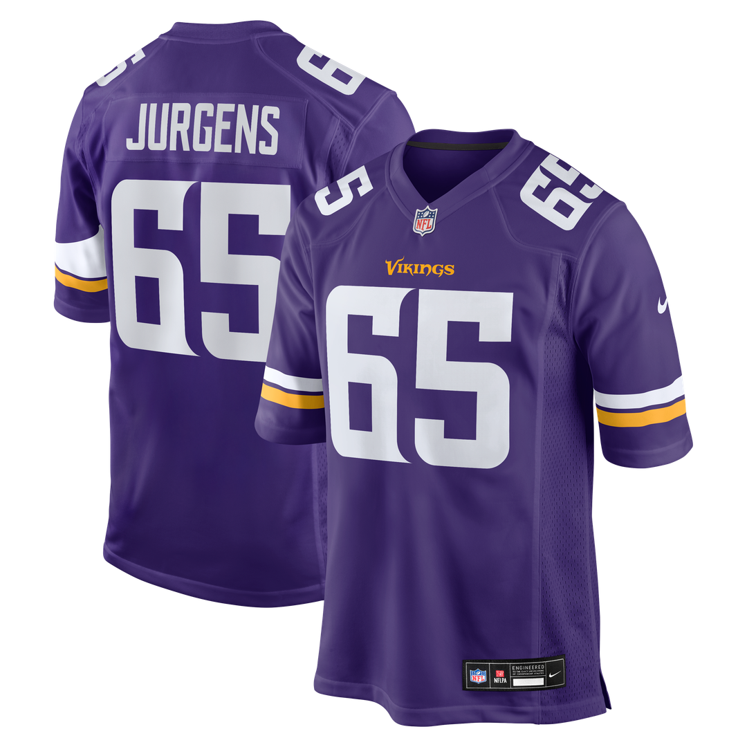 Michael Jurgens Minnesota Vikings Nike Game Jersey - Purple Official NFL Team Apparel Football Fan Gear