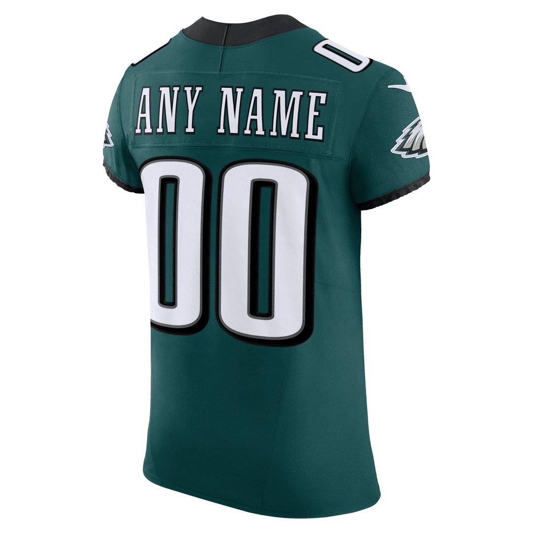 Philadelphia Eagles Nike Team Vapor F.U.S.E. Elite Custom Jersey - Midnight Green Official NFL Team Apparel Football Fan Gear