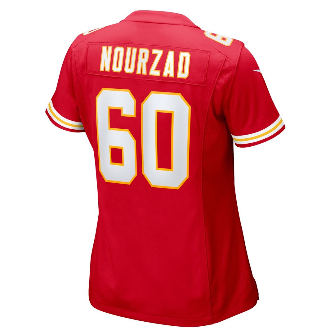 Hunter Nourzad Kansas City Chiefs Nike Women's Game Jersey - Red Official NFL Team Apparel Football Fan Gear