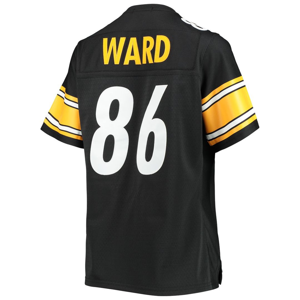 Hines Ward Pittsburgh Steelers Mitchell & Ness Women's Legacy Replica Player Jersey - Black Official NFL Team Apparel Football Fan Gear