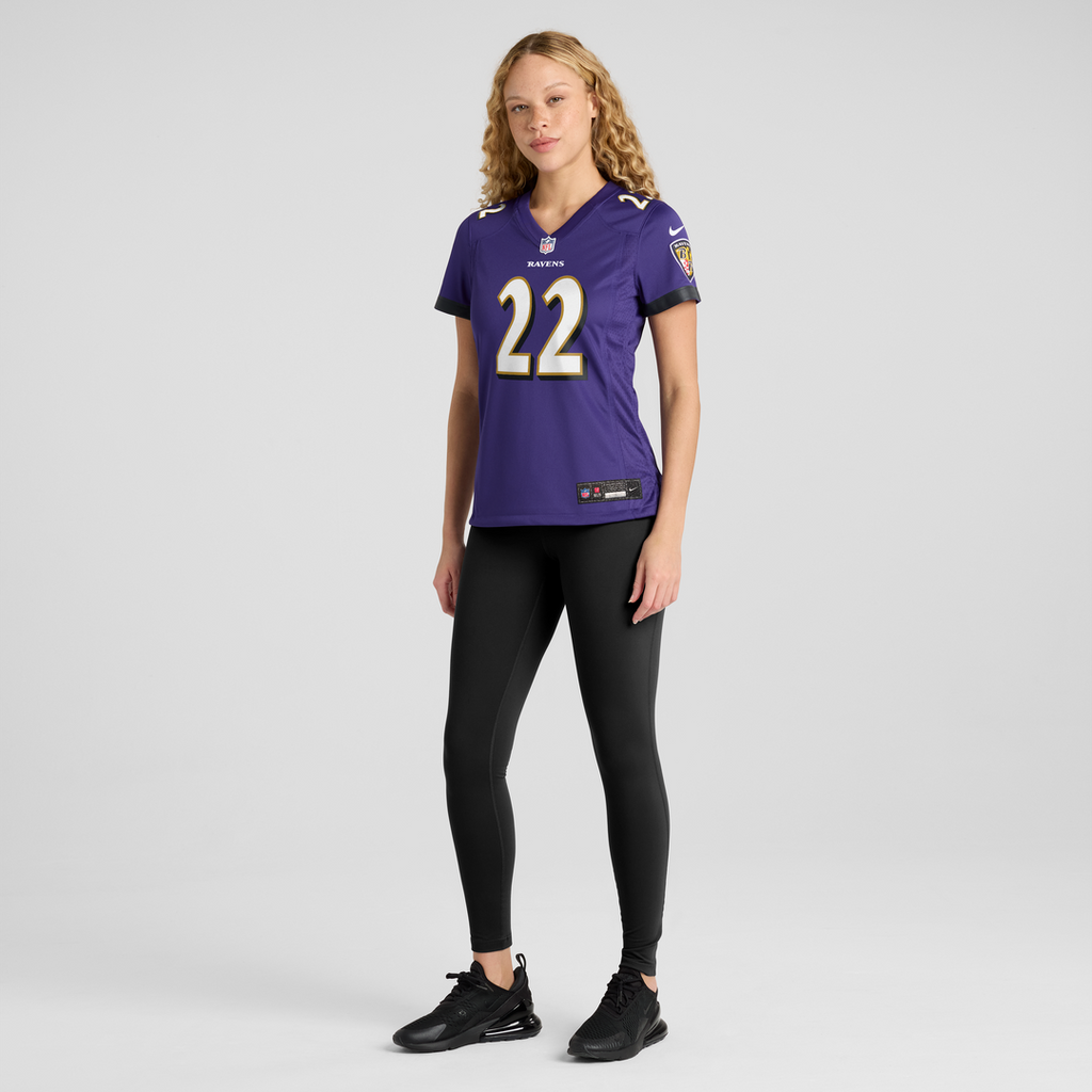 Derrick Henry Baltimore Ravens Nike Women's Game Player Jersey - Purple Official NFL Team Apparel Football Fan Gear