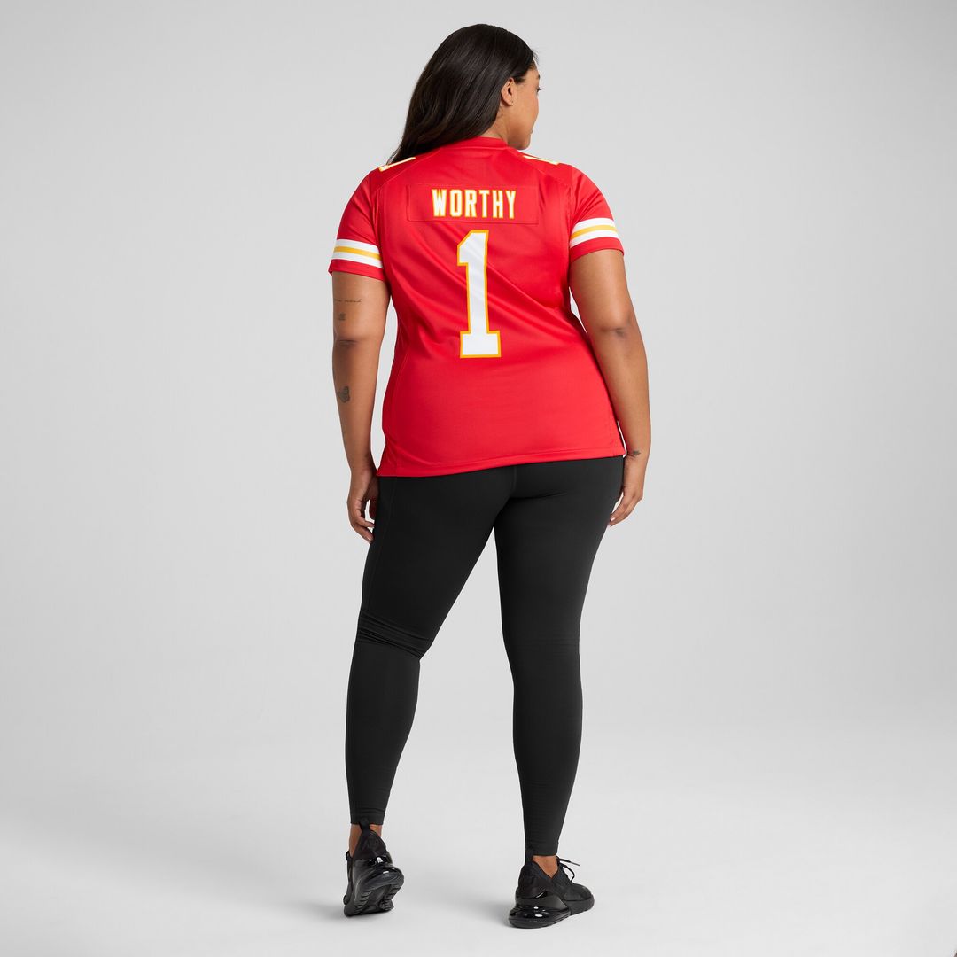 Xavier Worthy Kansas City Chiefs Nike Women's Game Jersey - Red Official NFL Team Apparel Football Fan Gear