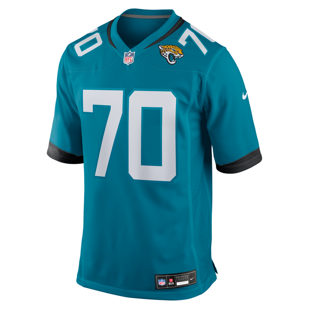 Cole Van Lanen Jacksonville Jaguars Nike Game Player Jersey - Teal Official NFL Team Apparel Football Fan Gear