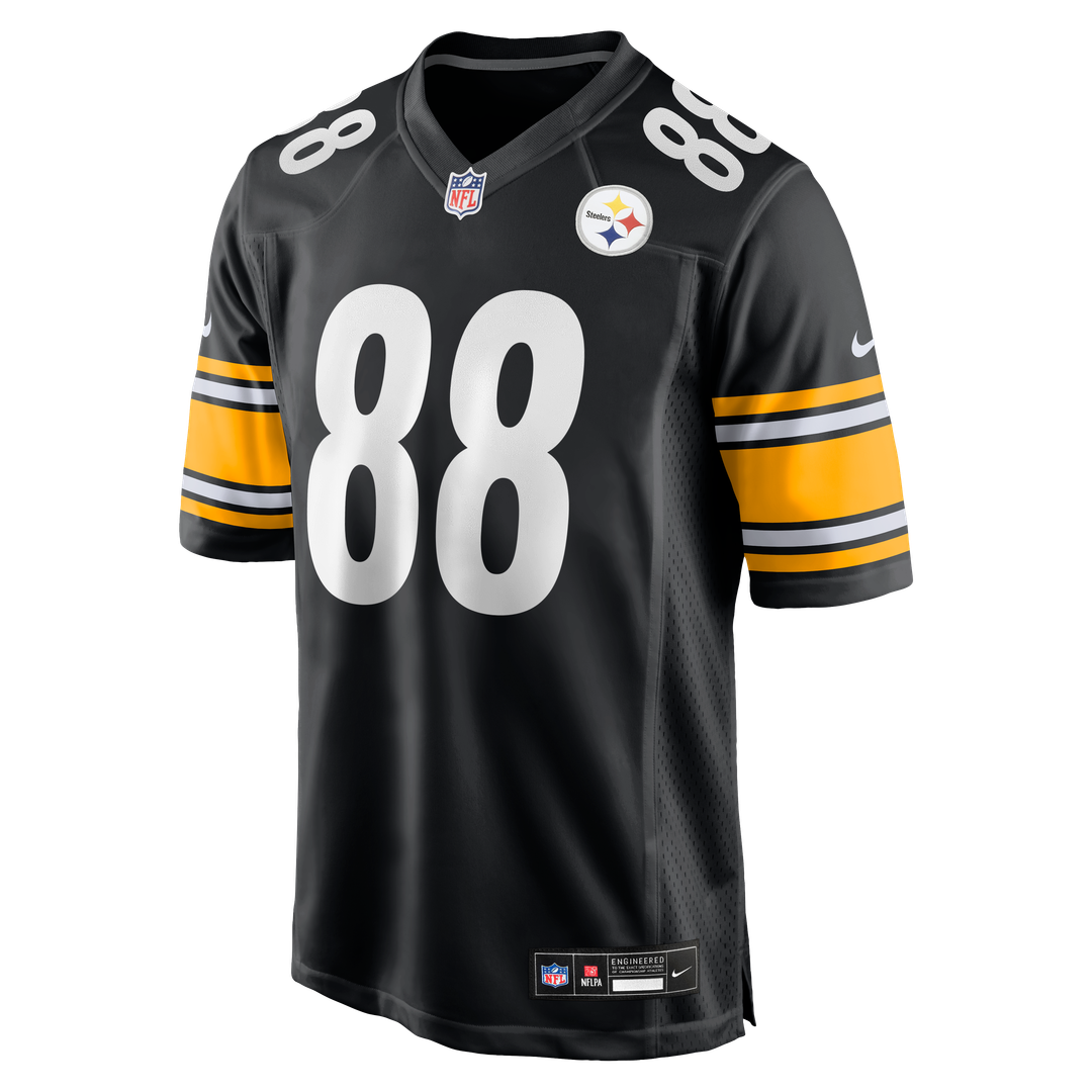 Pat Freiermuth Pittsburgh Steelers Nike Game Jersey - Black Official NFL Team Apparel Football Fan Gear