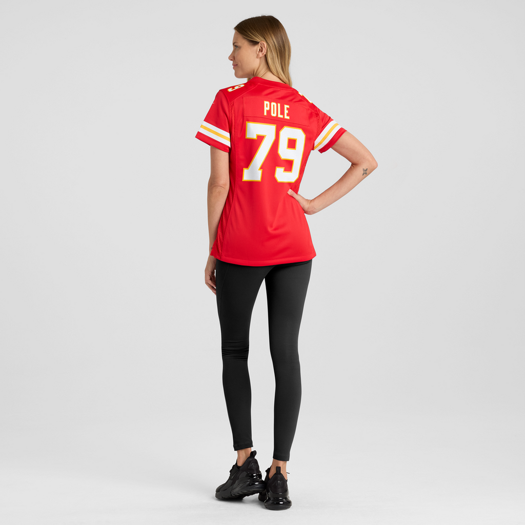 Esa Pole Kansas City Chiefs Nike Women's Team Game Jersey - Red Official NFL Team Apparel Football Fan Gear