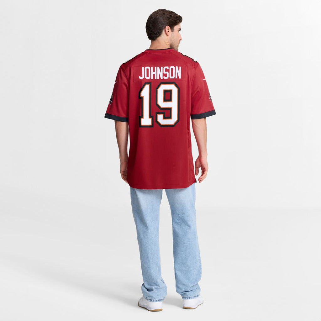 Keyshawn Johnson Tampa Bay Buccaneers Nike Game Retired Player Jersey - Red Official NFL Team Apparel Football Fan Gear
