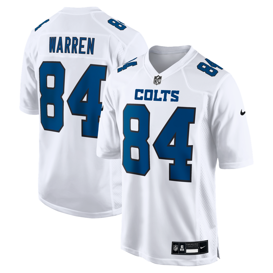 Tyler Warren Indianapolis Colts Nike Fashion Game Jersey - Tundra White Official NFL Team Apparel Football Fan Gear