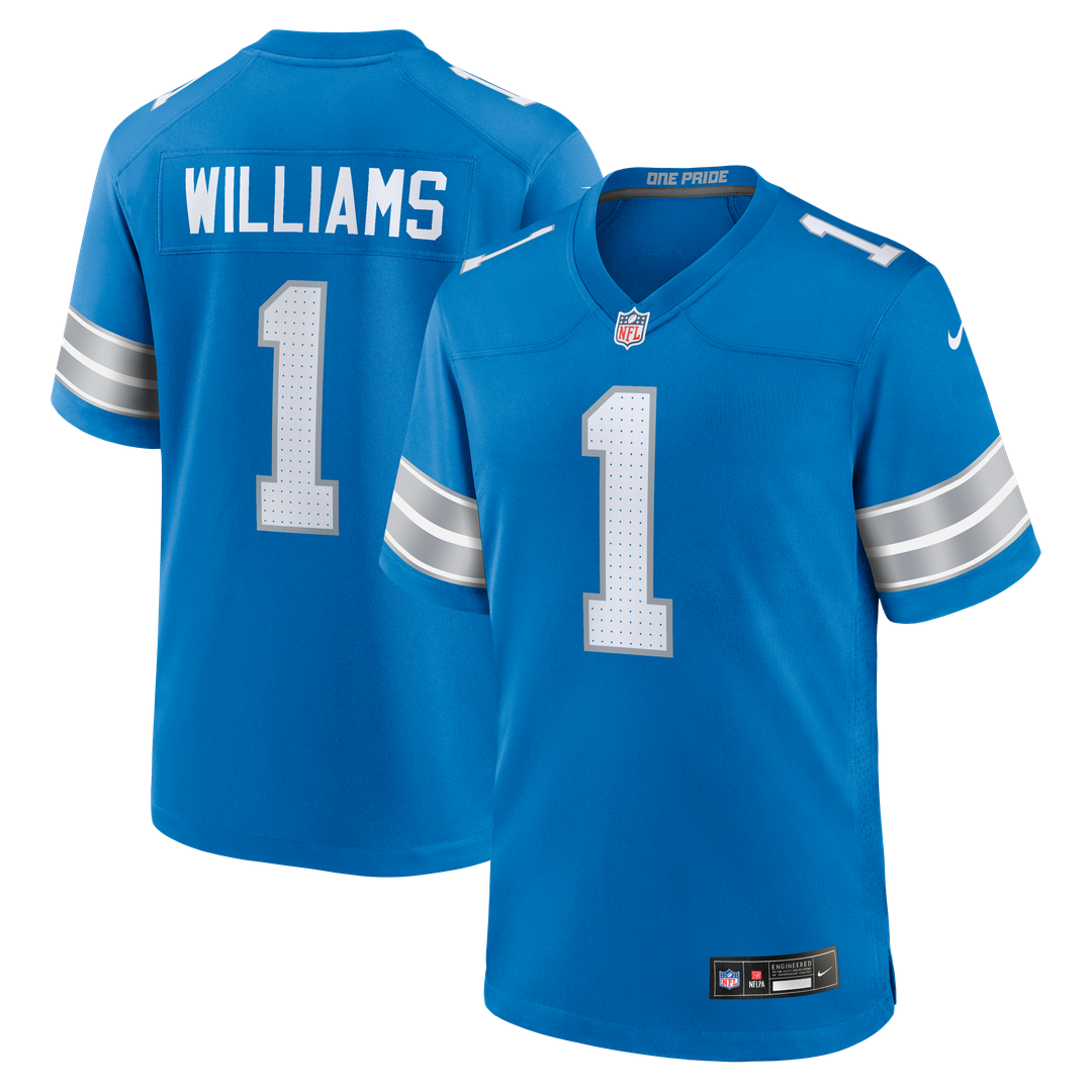 Jameson Williams Detroit Lions Nike Alternate Game Player Jersey - Black Official NFL Team Apparel Football Fan Gear