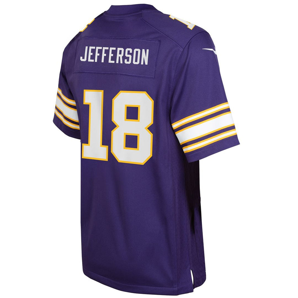 Justin Jefferson Minnesota Vikings Nike Youth Game Jersey - White Official NFL Team Apparel Football Fan Gear