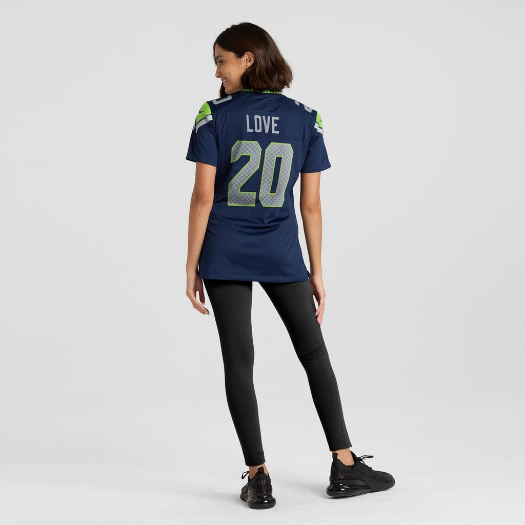 Julian Love Seattle Seahawks Nike Women's Team Game Jersey - College Navy Official NFL Team Apparel Football Fan Gear
