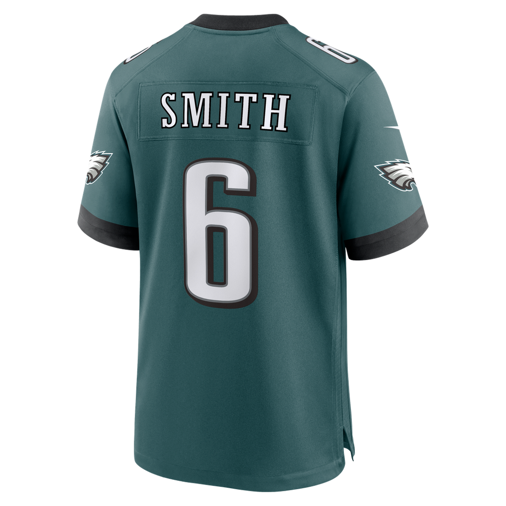 DeVonta Smith Philadelphia Eagles Nike Alternate Game Jersey - Black Official NFL Team Apparel Football Fan Gear