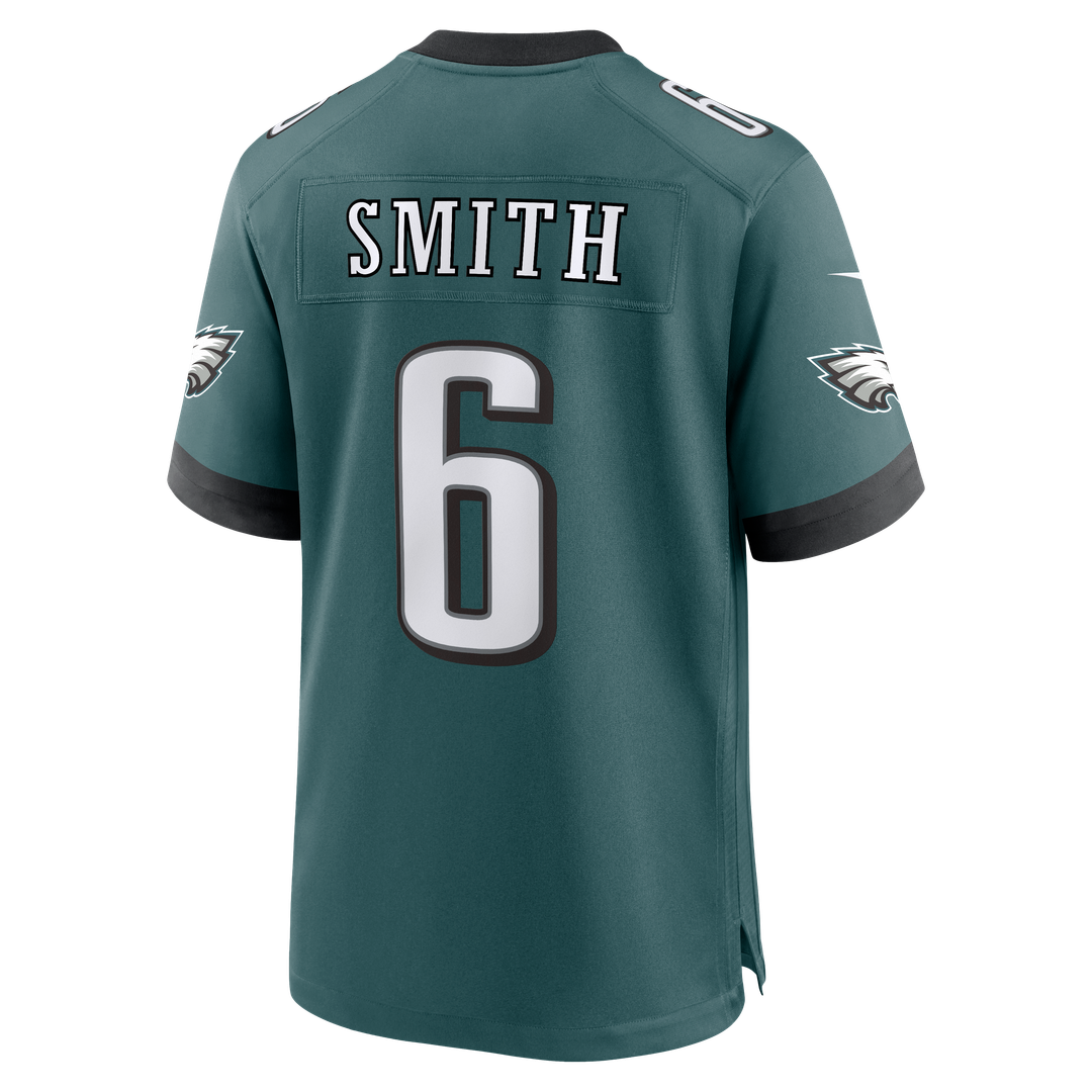 DeVonta Smith Philadelphia Eagles Nike Alternate Game Jersey - Black Official NFL Team Apparel Football Fan Gear
