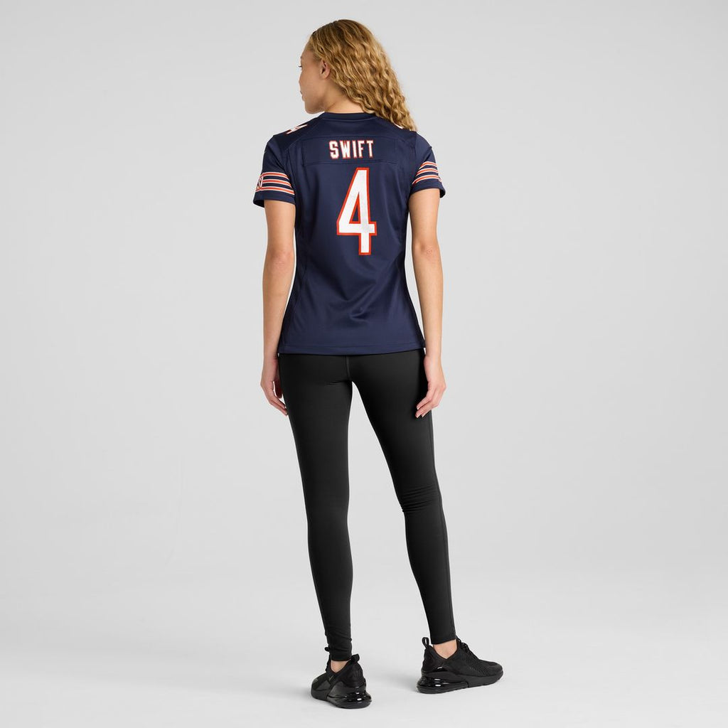 D'Andre Swift Chicago Bears Nike Women's Game Jersey - Navy Official NFL Team Apparel Football Fan Gear