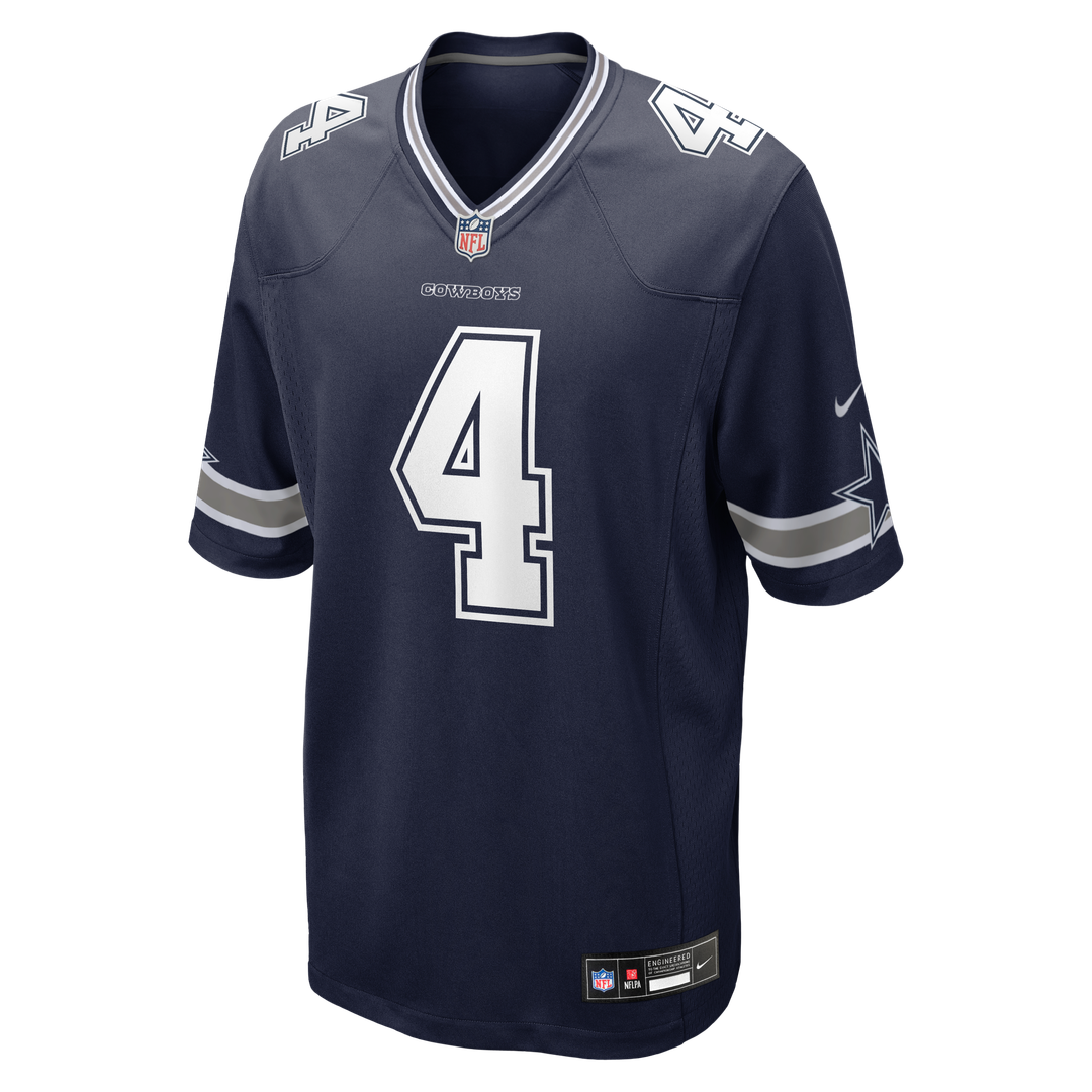 Dak Prescott Dallas Cowboys Nike Game Team Jersey - Navy Official NFL Team Apparel Football Fan Gear