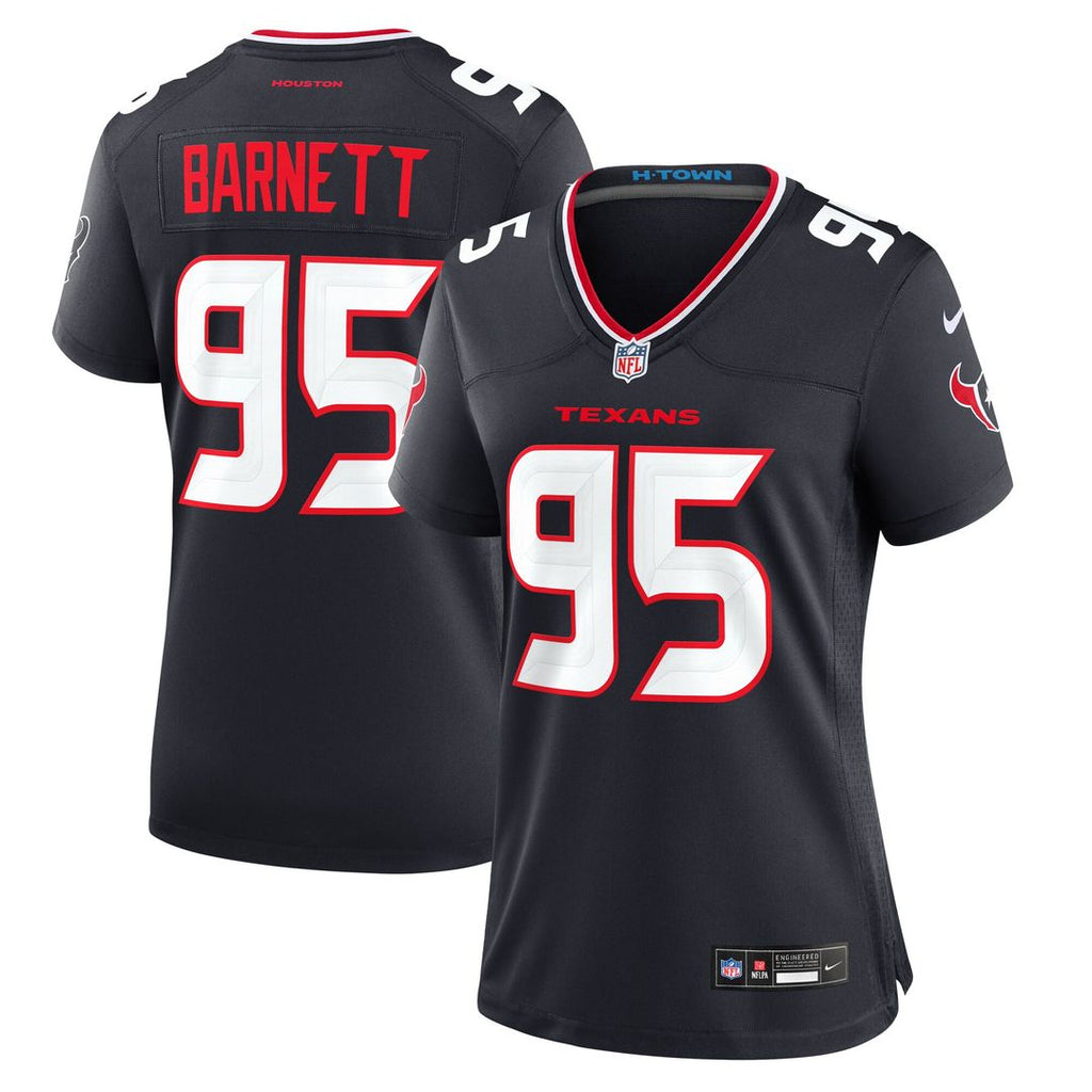 Derek Barnett Houston Texans Nike Women's Team Game Jersey - Navy Official NFL Team Apparel Football Fan Gear