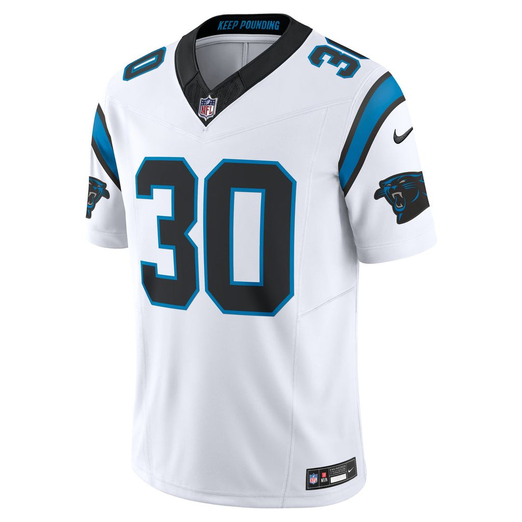 Chuba Hubbard Carolina Panthers Nike Vapor F.U.S.E. Limited Jersey - White Official NFL Team Apparel Football Fan Gear