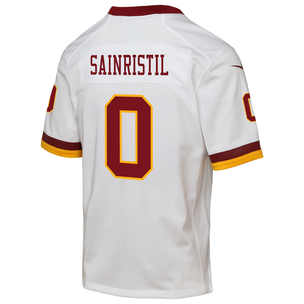 Mike Sainristil Washington Commanders Nike Youth Alternate 2 Game Jersey - White Official NFL Team Apparel Football Fan Gear