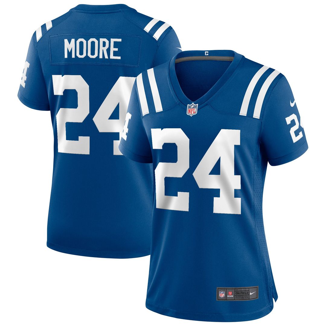 Lenny Moore Indianapolis Colts Nike Women's Game Retired Player Jersey - Royal Official NFL Team Apparel Football Fan Gear