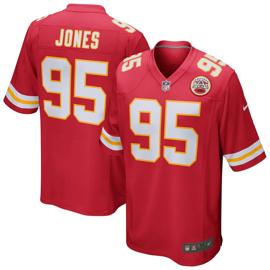 Chris Jones Kansas City Chiefs Nike Game Jersey - Red Official NFL Team Apparel Football Fan Gear