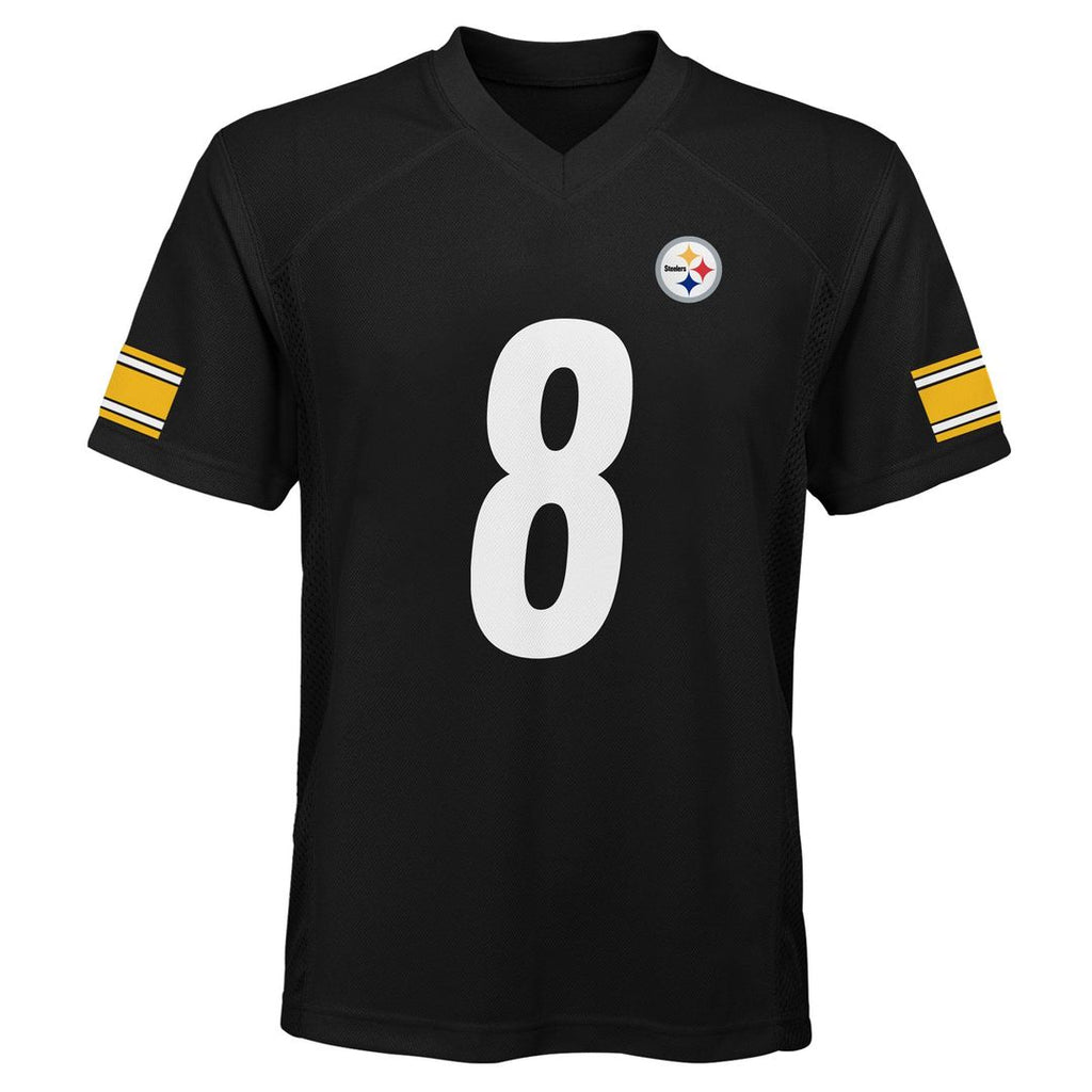 Aaron Rodgers Pittsburgh Steelers Outerstuff Preschool Replica Player Jersey - Black Official NFL Team Apparel Football Fan Gear