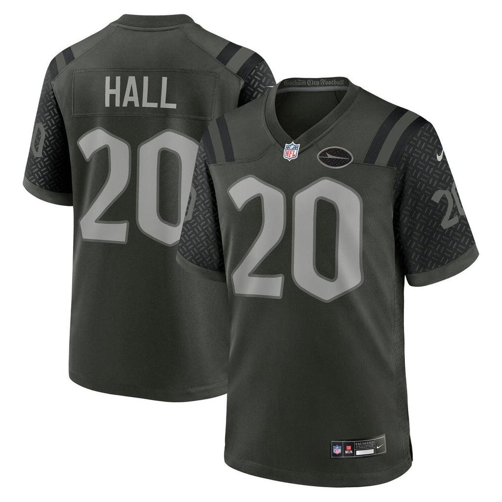 Breece Hall New York Jets Nike 2025 Rivalries Collection Game Jersey - Gotham Green Official NFL Team Apparel Football Fan Gear