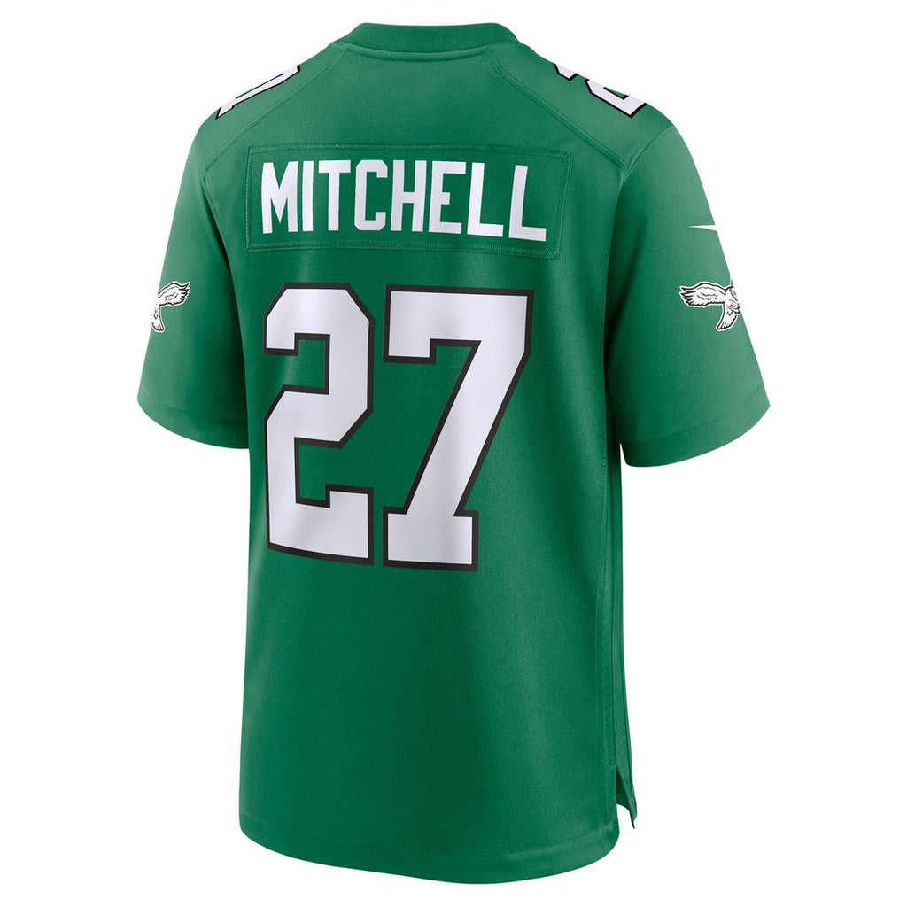 Quinyon Mitchell Philadelphia Eagles Nike Team Game Jersey - Midnight Green Official NFL Team Apparel Football Fan Gear