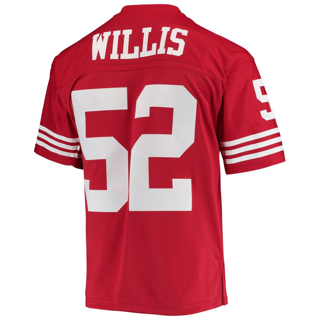 Patrick Willis San Francisco 49ers Mitchell & Ness Legacy Replica Jersey - Scarlet Official NFL Team Apparel Football Fan Gear