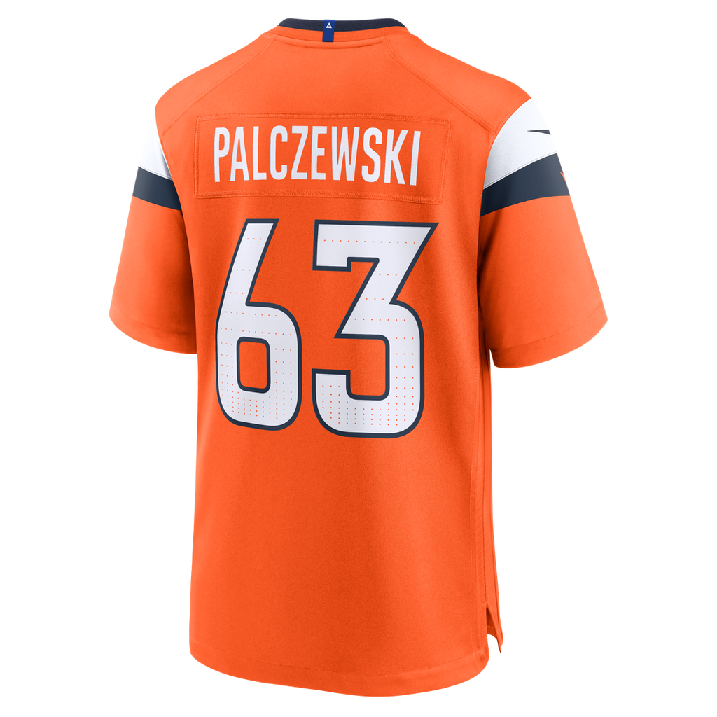 Alex Palczewski Denver Broncos Nike Team Game Jersey - Orange Official NFL Team Apparel Football Fan Gear