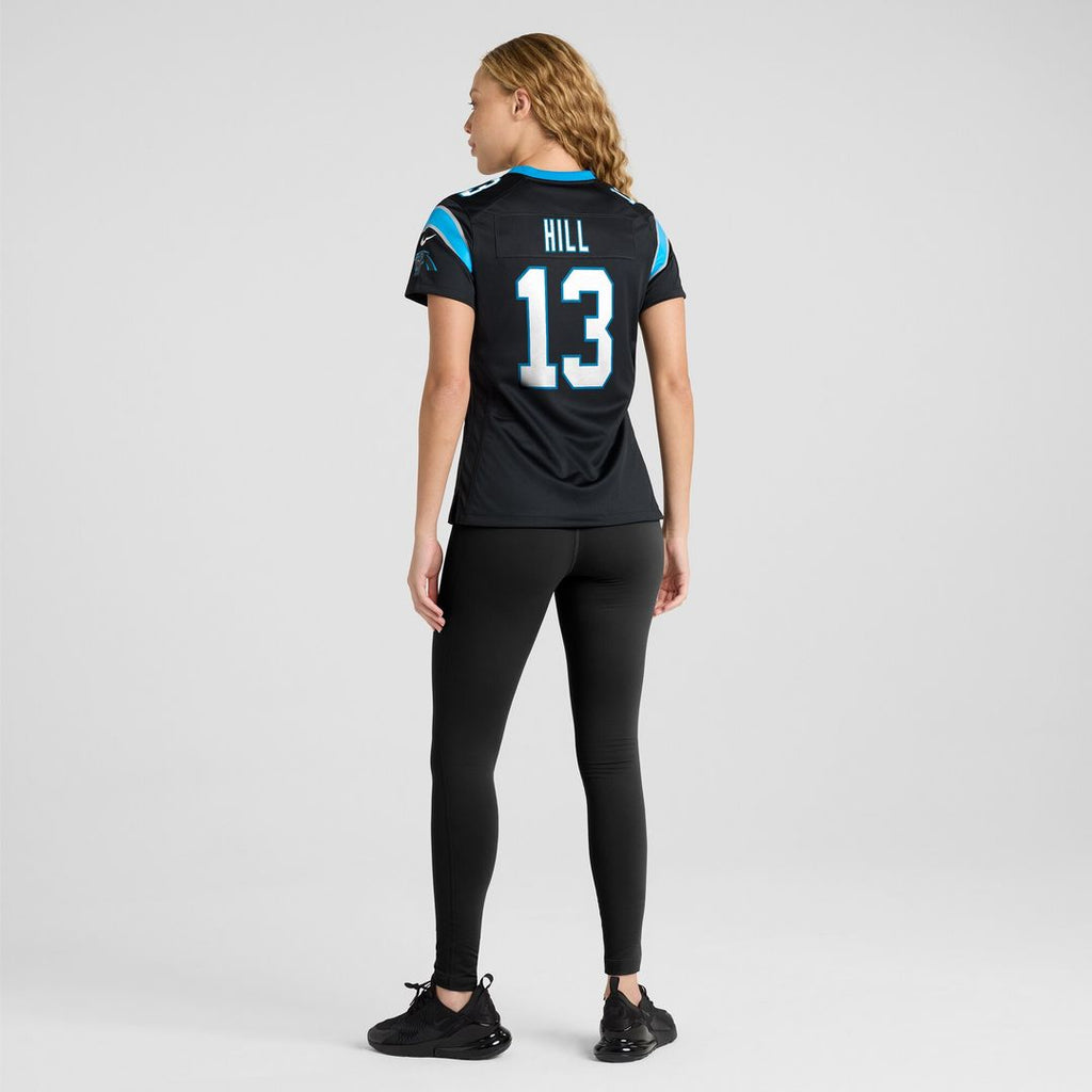 Troy Hill Carolina Panthers Nike Women's Team Game Jersey - Black Official NFL Team Apparel Football Fan Gear