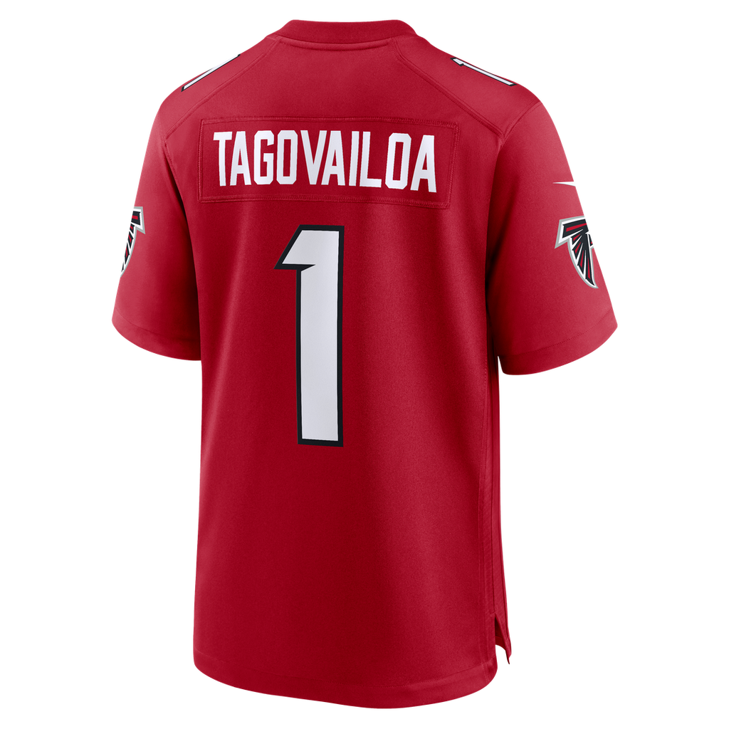 Tua Tagovailoa Atlanta Falcons Nike Game Jersey - Red Official NFL Team Apparel Football Fan Gear